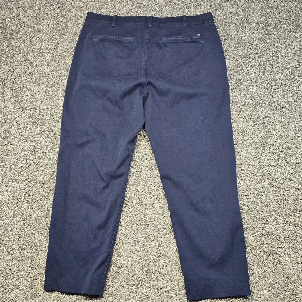 Redvanly Collins Pull On Chino Pants Men Size XL (36)x 26 Blue